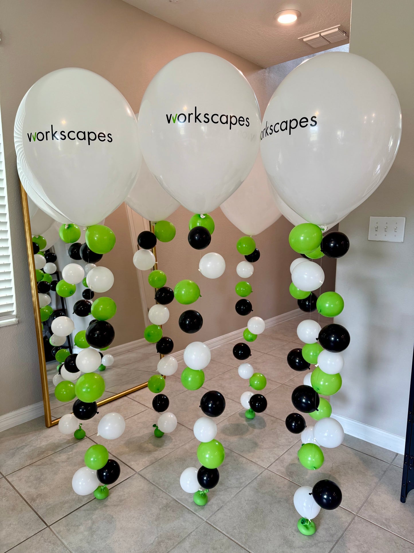 Cascade Latex Centerpiece