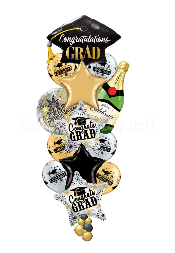 Cheers Grad Balloon Bunch