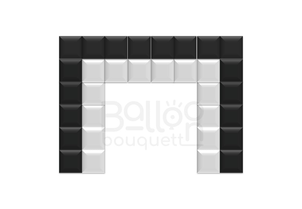 Squared Balloon Wall