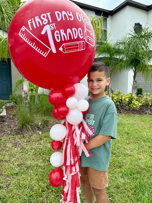 Back To School Balloon Wand