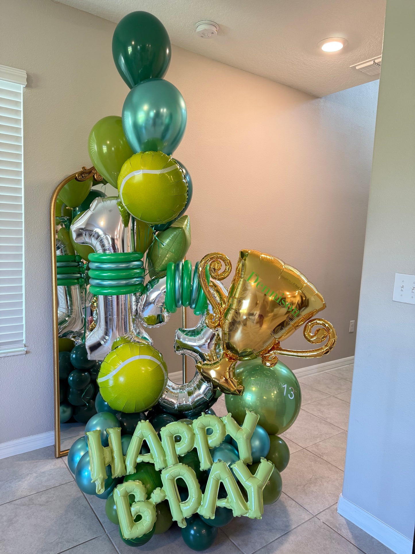 Sports Cup Birthday Bouquet