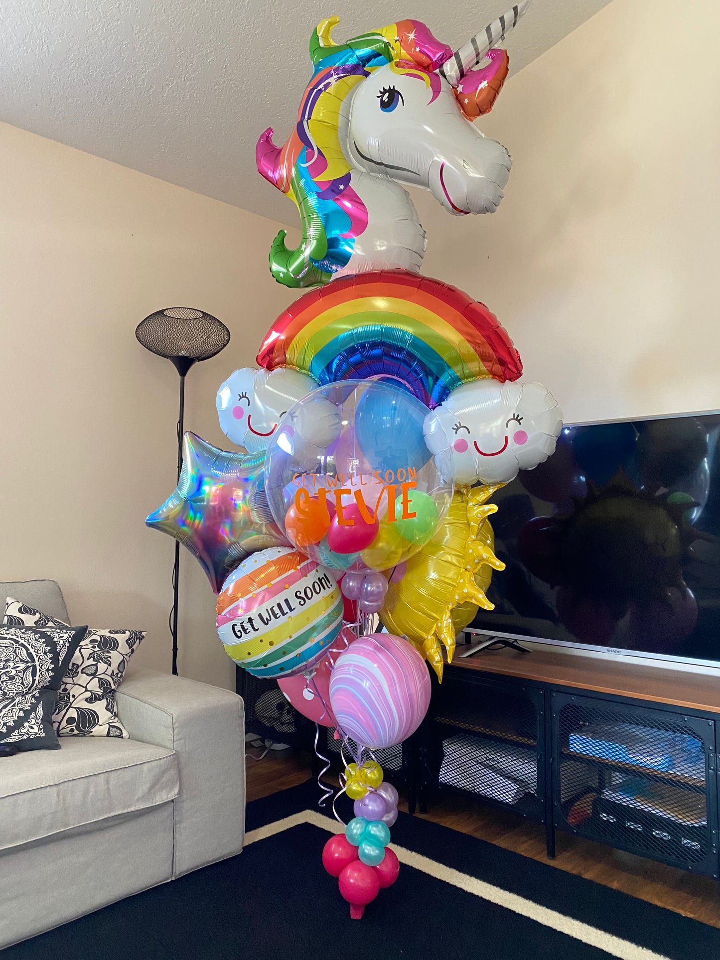 Rainbow Birthday Bunch