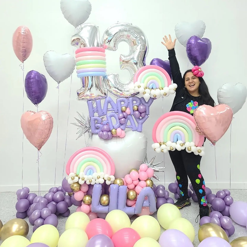 Rainbow Love Birthday Bouquet