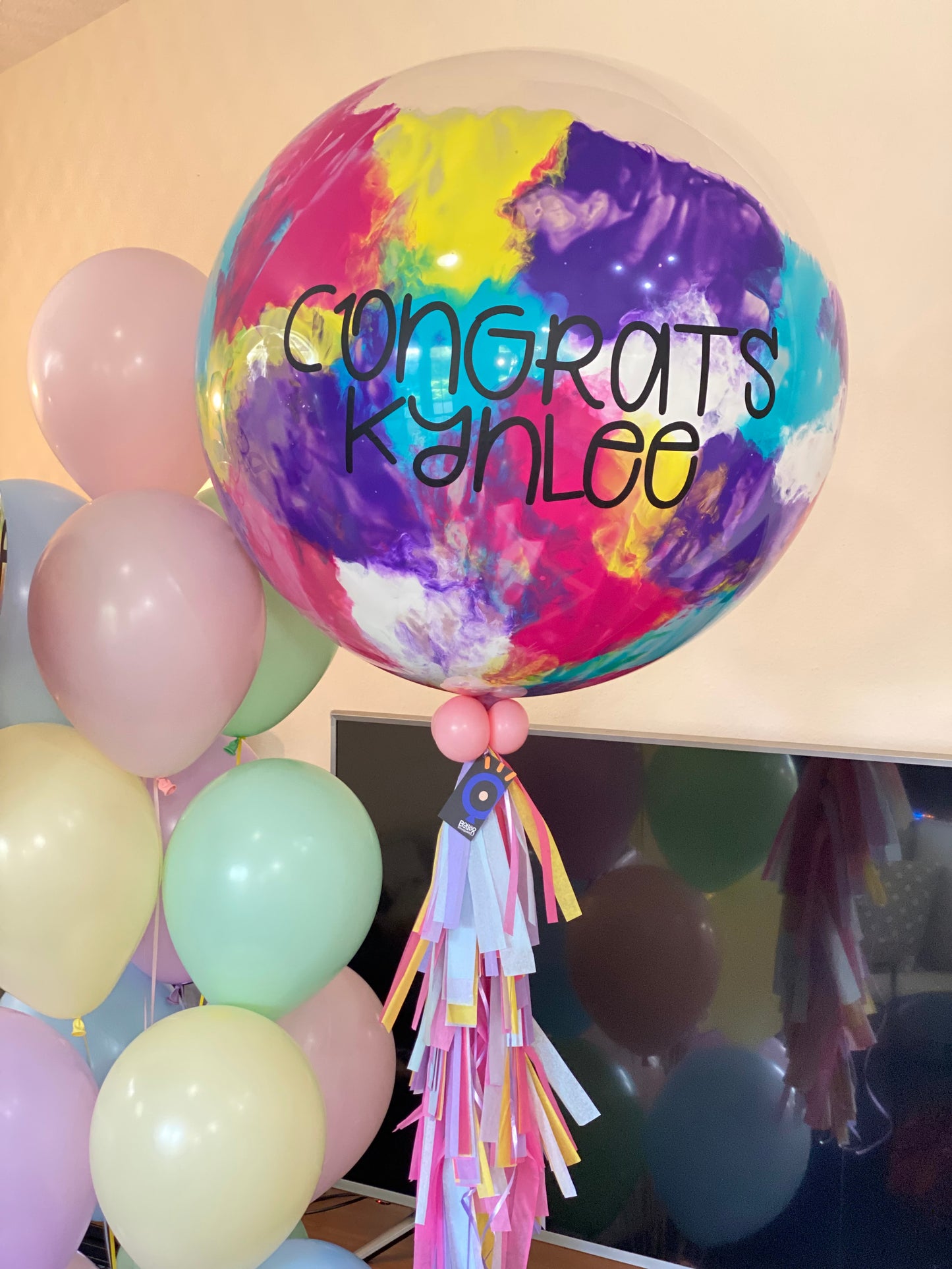 Bubble Painted Balloon