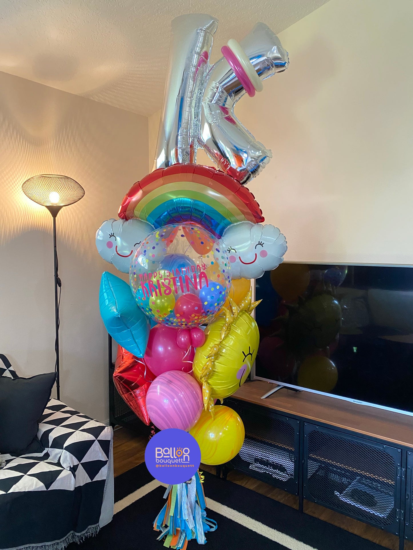 Rainbow Birthday Bunch