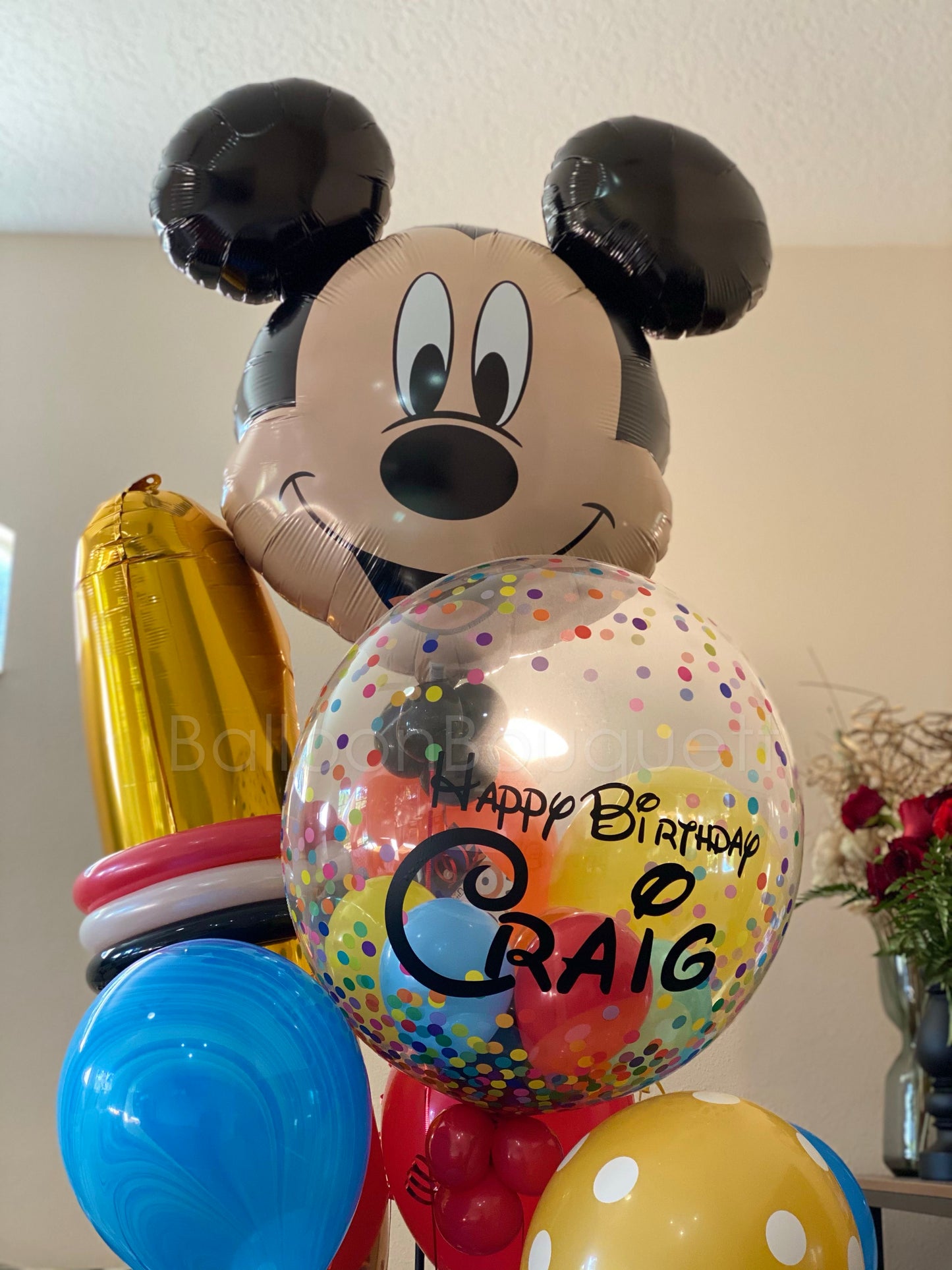 Mickey World Balloon Bouquet