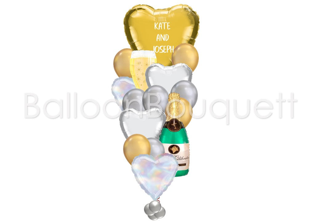 Cheers To Love Anniversary Bunch