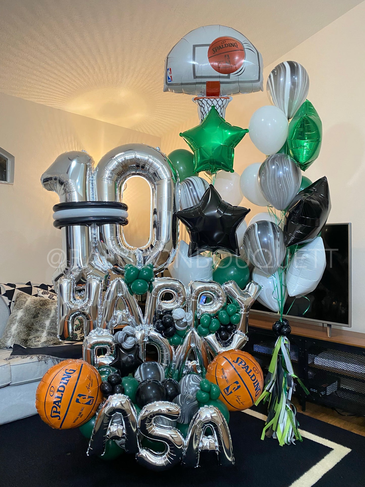 Basketball Birthday Bouquet