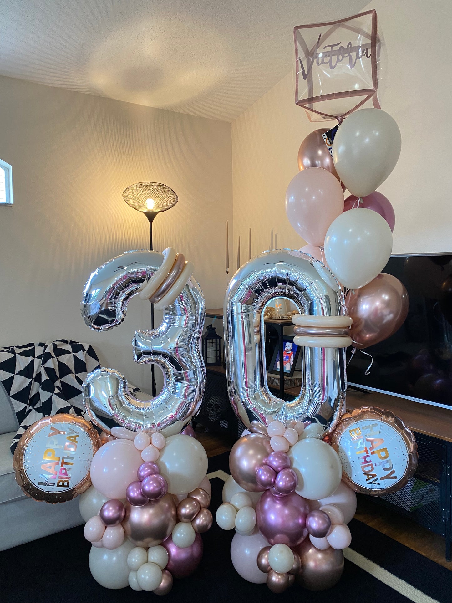 Birthday Age Mini Columns