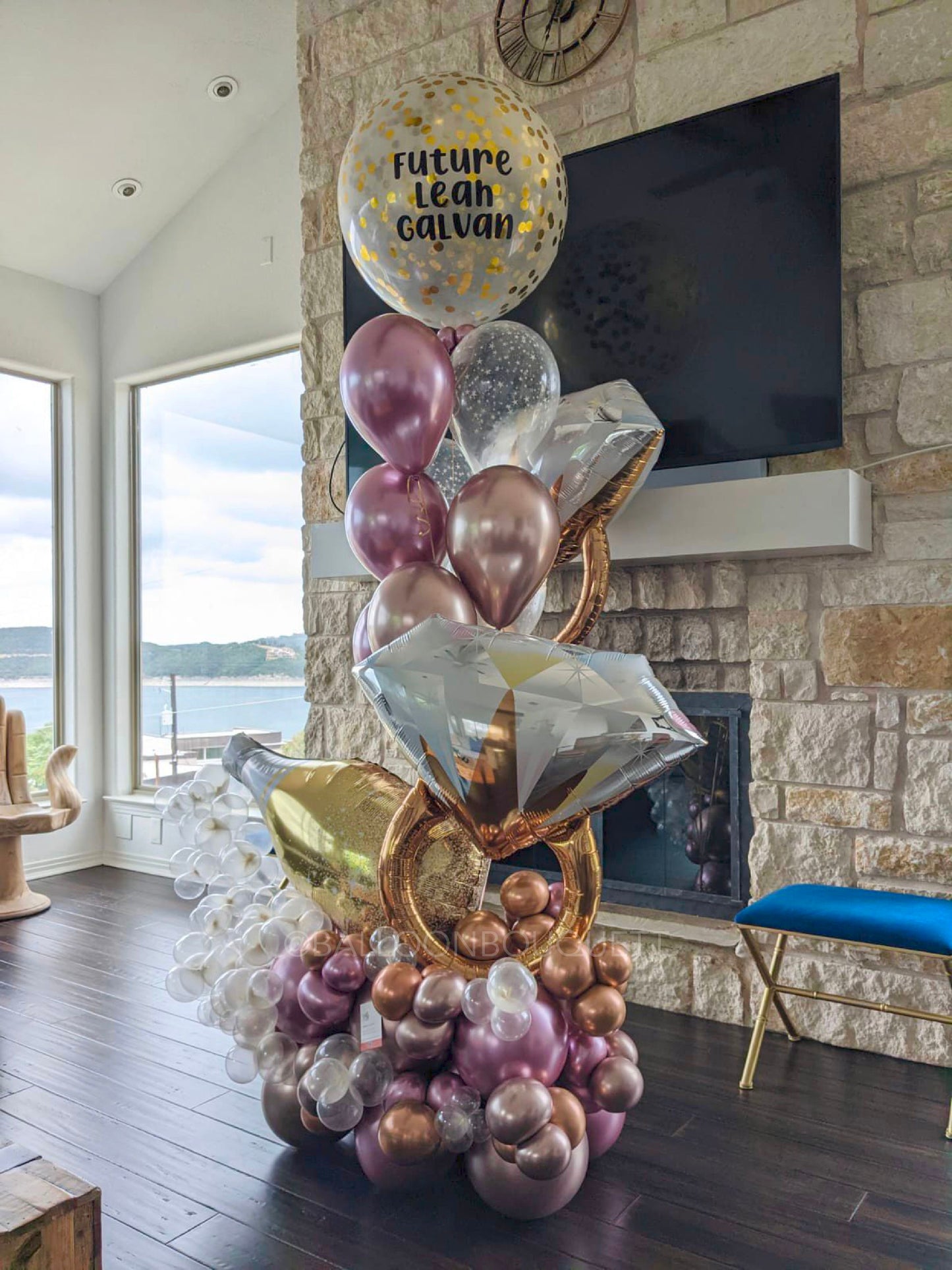 Cheers to your Engagement Bouquet