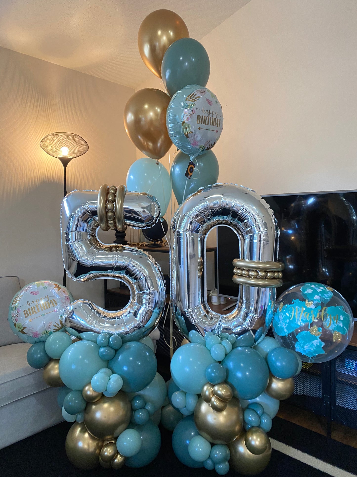 Birthday Age Mini Columns