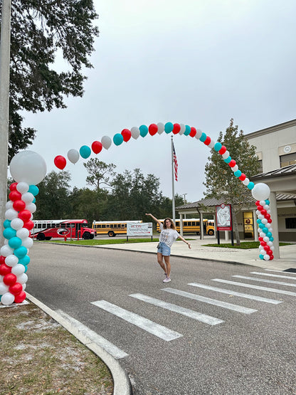 Maxi Columns with Helium Arch