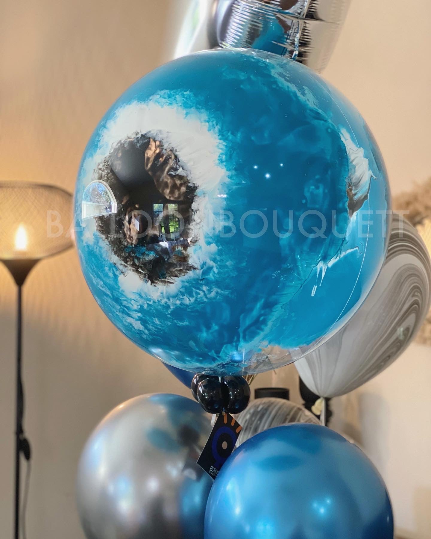 Bubble Painted Balloon