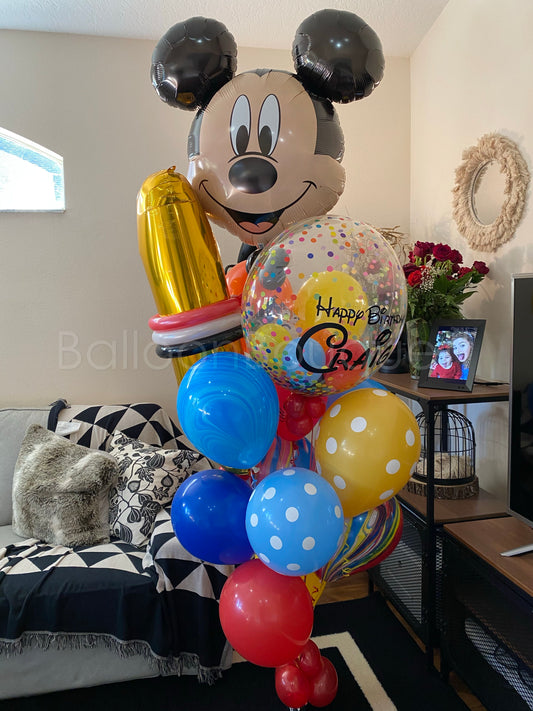 Mickey World Balloon Bouquet