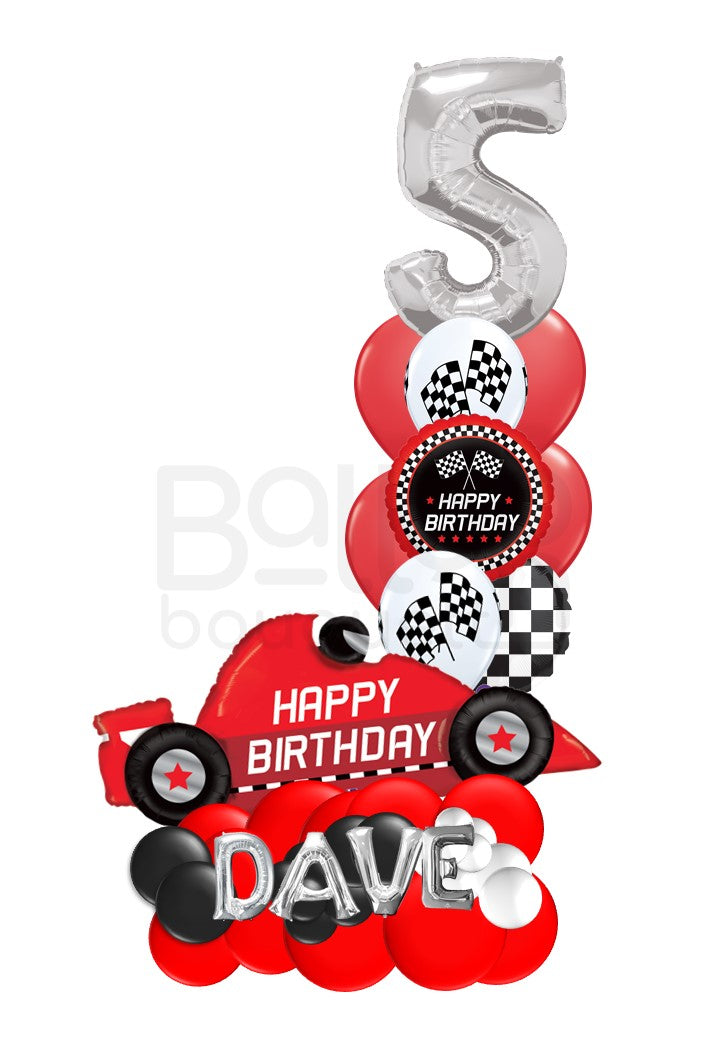 Race Car Birthday Bouquet